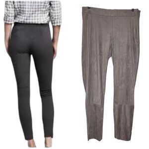 NWT Banana Republic Faux Suede Pants Size Zip Tan Size 10